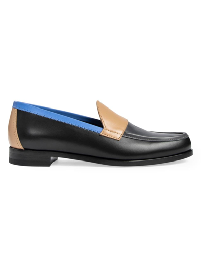 Shop Pierre Hardy Women's Hardy Colorblocked Leather Loafers In Neutral