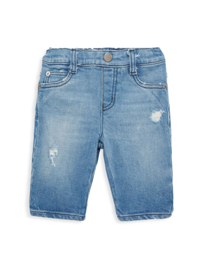 Shop Emporio Armani Baby Boy's Denim Five-pocket Jeans In Denim Blue