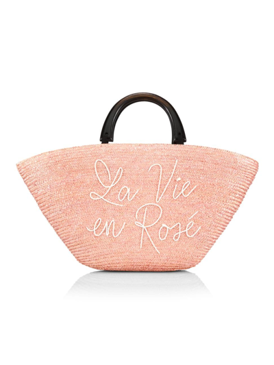 Shop Eugenia Kim Women's Carlotta Straw Bag In Pale Pink