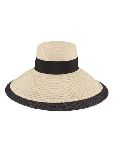 Shop Eugenia Kim Women's Mirabel Wide-brim Straw Hat In Natural Black