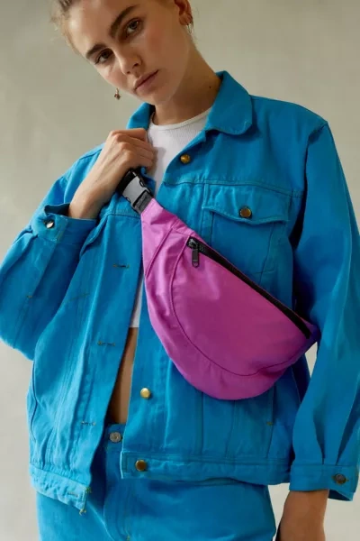 Shop Baggu Crescent Fanny Pack Bag In Extra Pink, Women's At Urban Outfitters