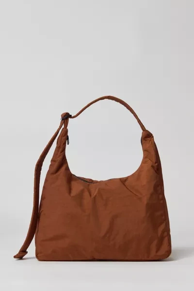 Shop Baggu Recycled Nylon Shoulder Bag In Brown, Women's At Urban Outfitters