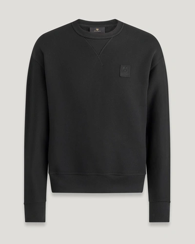 Shop Belstaff Hockley Sweatshirt Für Herren Heavyweight Cotton Fleece In Black