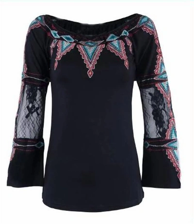 Shop Vintage Collection Women's Tiffany Knit Top In Black