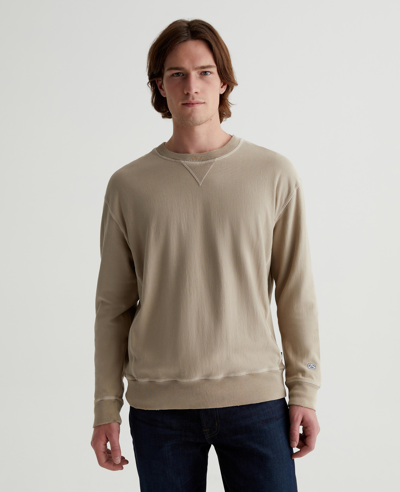 Shop Ag Jeans Arc Panelled Sweatshirt In 5 Years Light Truffle