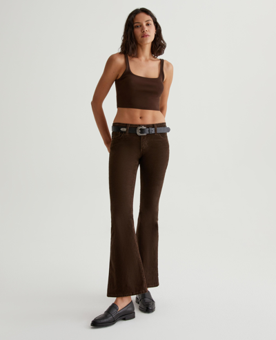 Shop Ag Jeans Angeline In Sulfur Bitter Chocolate