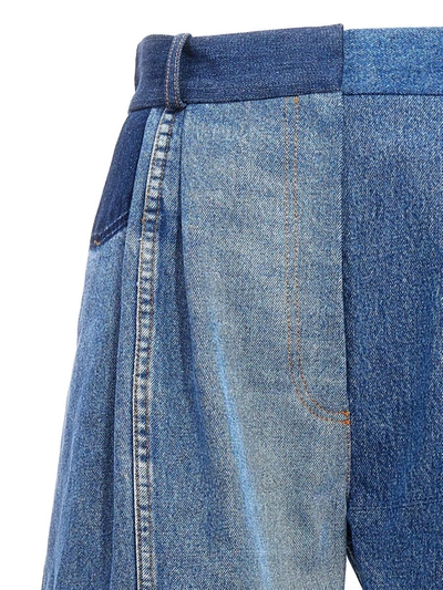 Shop A.w.a.k.e. Mode 'upcycled Denim' Jeans In Blue