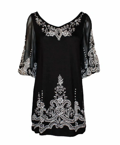 Shop Vintage Collection Women's Nightingale Knit Tunic In Black