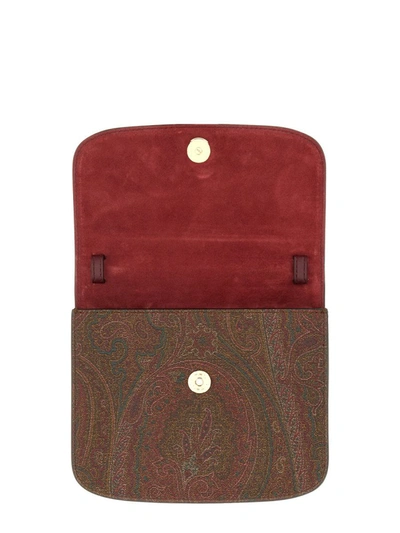 Shop Etro Large Essential Bag In Red