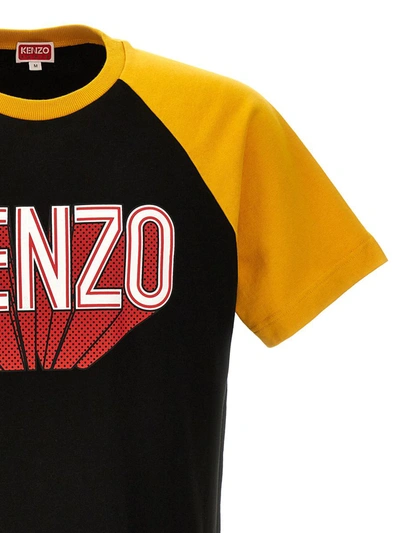 Shop Kenzo ' Raglan 3d' T-shirt In Multicolor
