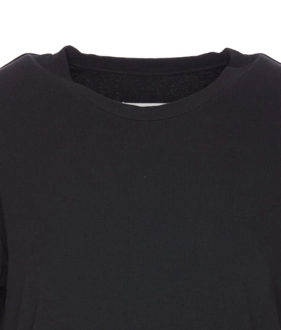 Shop Mm6 Maison Margiela T-shirts And Polos In Black