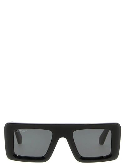 Off-white Embossed Monogram Leonardo Shield Sunglasses In Multicolor