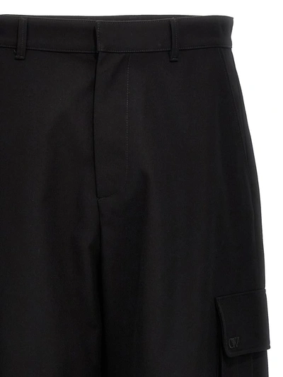 Shop Off-white 'woolgab' Pants In Black