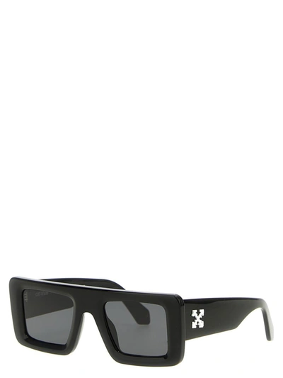 Off-white Embossed Monogram Leonardo Shield Sunglasses In Multicolor