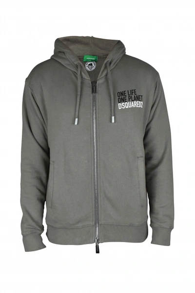 Dsquared2 Man Sweatshirt Grey Size M Cotton