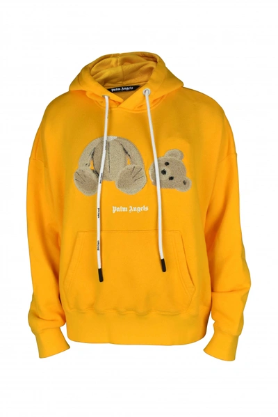 Palm Angels Bear Cotton Jersey Hoodie
