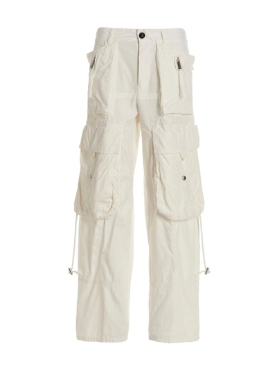 Shop Dsquared2 Cargo Pants White