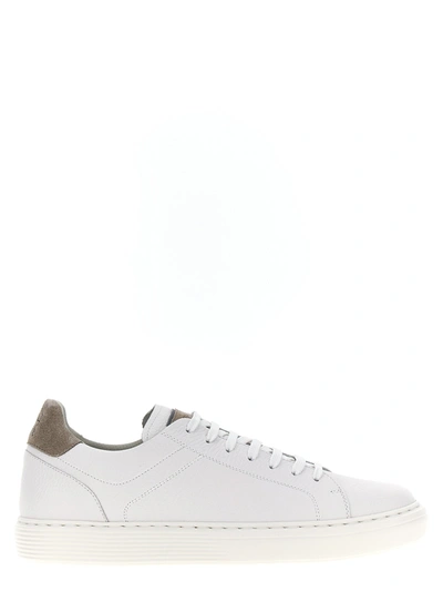 Shop Brunello Cucinelli Low Sneakers White