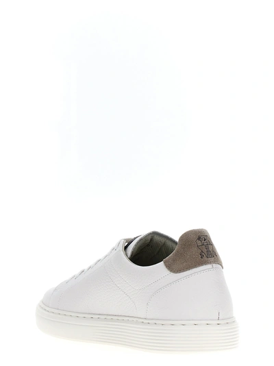 Shop Brunello Cucinelli Low Sneakers White