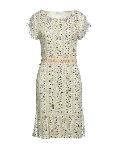 Shop Anna Molinari Blumarine Woman Mini Dress Light Yellow Size 8 Polyamide