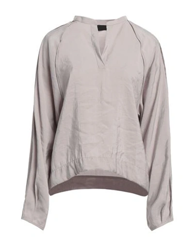 Shop Elvine Woman Top Light Grey Size S Modal, Polyester