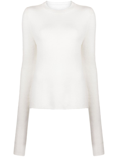 Low Classic Synthetic Fibers T-shirt In 白色