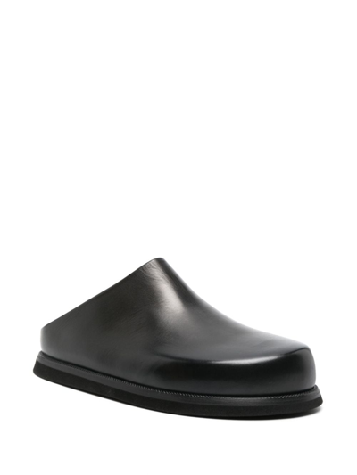 Shop Marsèll Slip-on Leather Loafers In Black