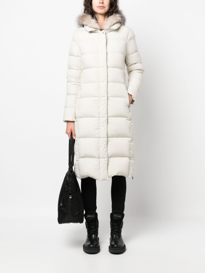 Moorer Zagarakn Padded Coat In Neutrals