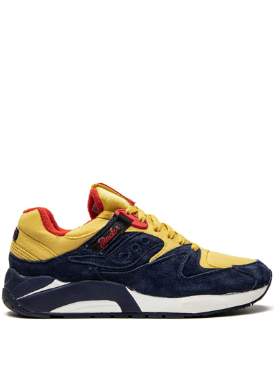 Shop Saucony Grid 9000 "snow Beach" Sneakers In Blue
