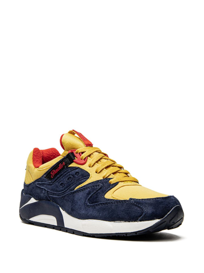 Shop Saucony Grid 9000 "snow Beach" Sneakers In Blue