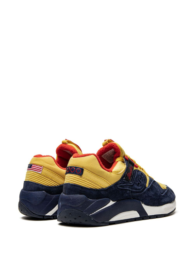 Shop Saucony Grid 9000 "snow Beach" Sneakers In Blue