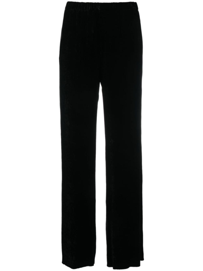 Antonelli High-rise Wide-leg Trousers In 黑色