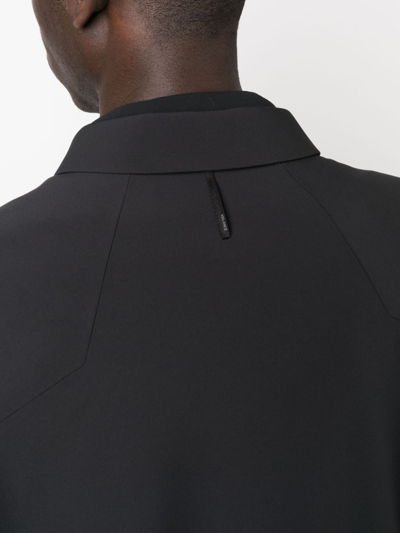 Veilance Zip-up Shirt Jacket In Black