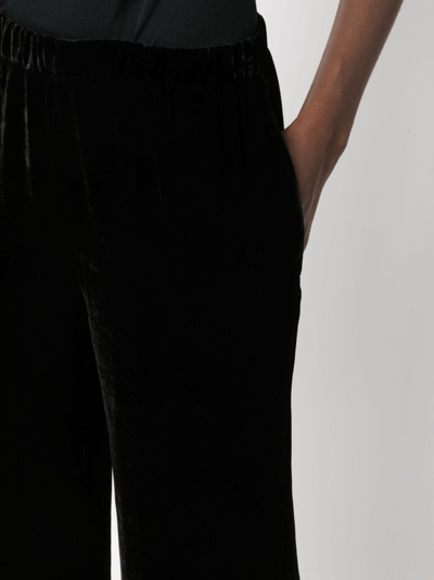 Antonelli High-rise Wide-leg Trousers In 黑色