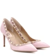 VALENTINO GARAVANI GARAVANI ROCKSTUD PATENT LEATHER PUMPS