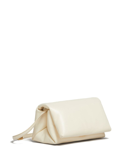 Marni Small Prisma Leather Shoulder Bag In Neutrals