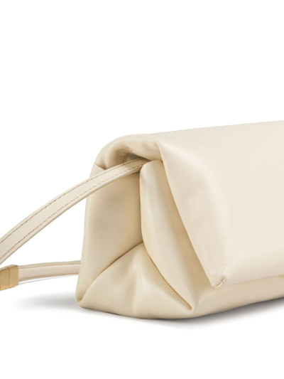Marni Small Prisma Leather Shoulder Bag In Neutrals