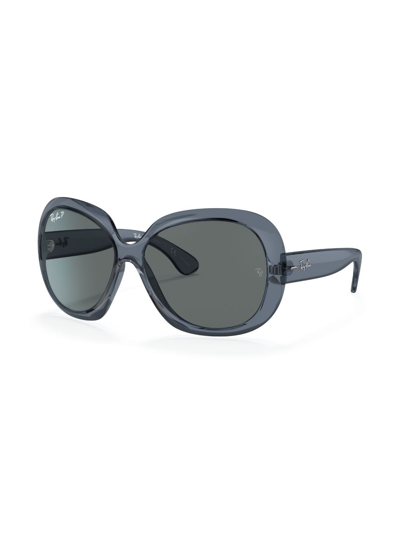 Shop Ray Ban Jackie Ohh Ii Tinted Sunglasses In Blue