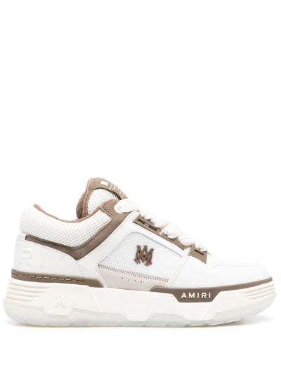 Shop Amiri Ma-1 Panelled Sneakers In White