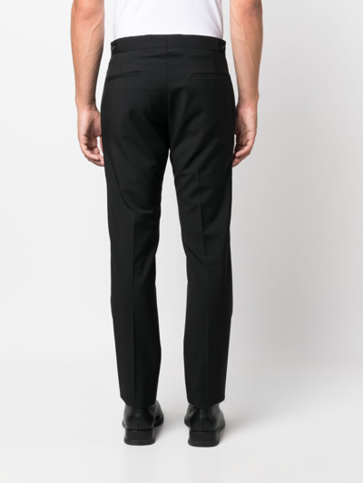Shop Paul Smith Slim-cut Tailored Trousers In Black