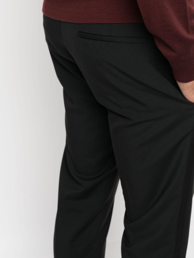 Shop Paul Smith Slim-cut Tailored Trousers In Black