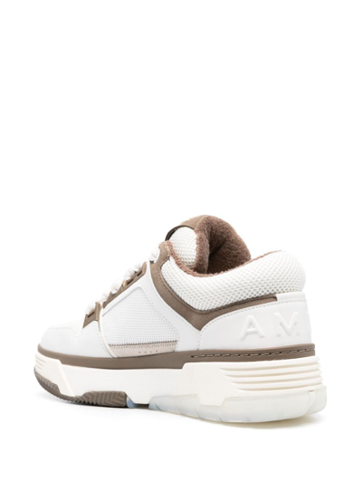 Shop Amiri Ma-1 Panelled Sneakers In White