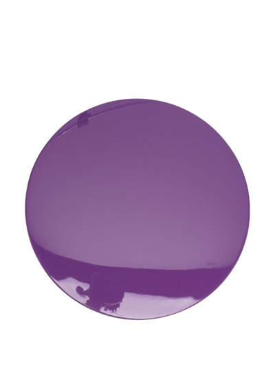Polspotten Purple Zig Zag Stool In Purple