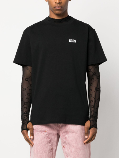 Gcds T-shirt In Black