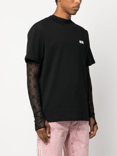 Gcds T-shirt In Black