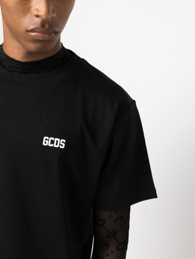 Gcds T-shirt In Black
