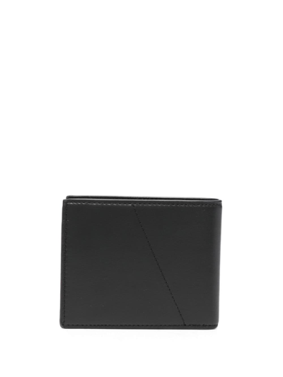 Shop Ferrari Logo-plaque Bi-fold Wallet In Black