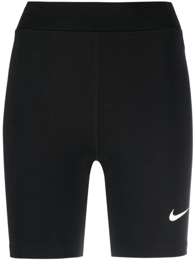 Nike High-waist Performance Shorts In Black