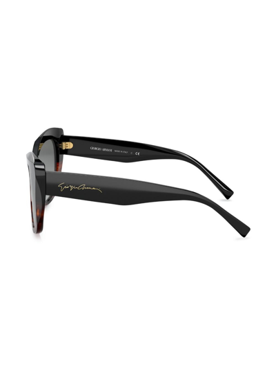 Giorgio Armani Butterfly Frame Sunglasses In Brown