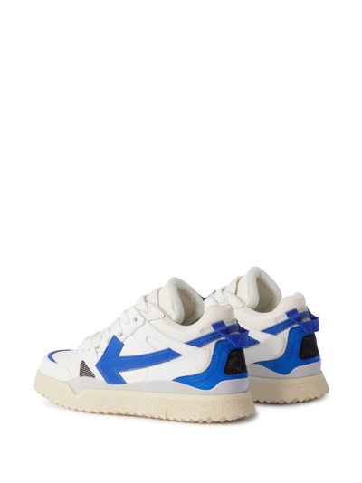 Shop Off-white Sponge Leather Sneakers In White